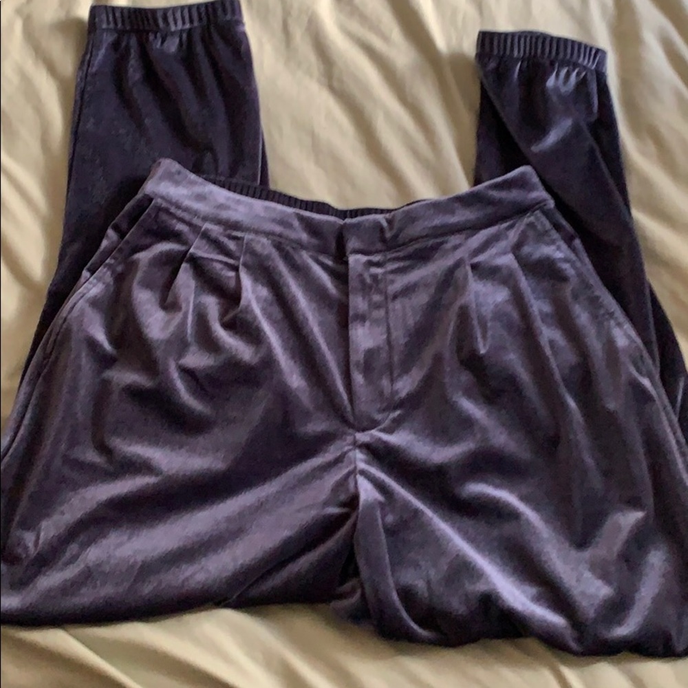 Blue velvet Gap pants